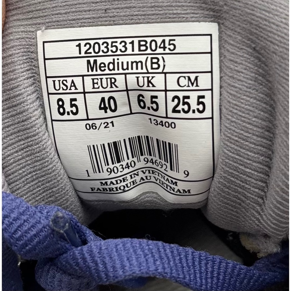 Brooks Adrenaline GTS 22 Womens 8.5 Grey Navy Teal Running Shoes 1203531B045 - Picture 7 of 8